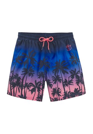 Badeshorts - pink-blau