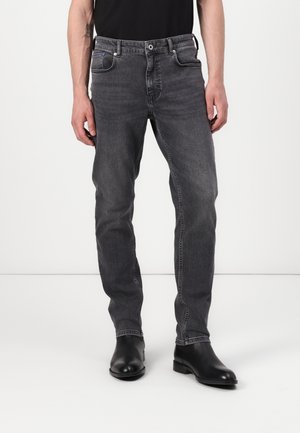 Straight leg jeans - washed black
