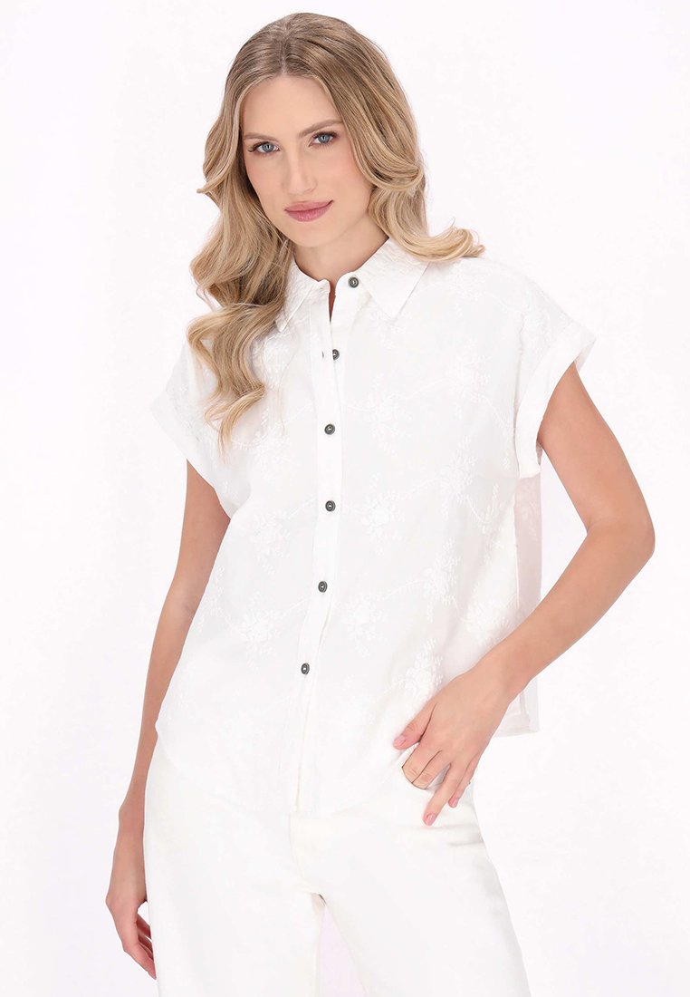 dreimaster Overhemdblouse wit