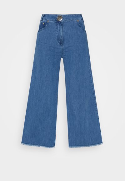 Mother of Pearl CROPPED WIDE LEG TROUSER - Jean flare - stone wash