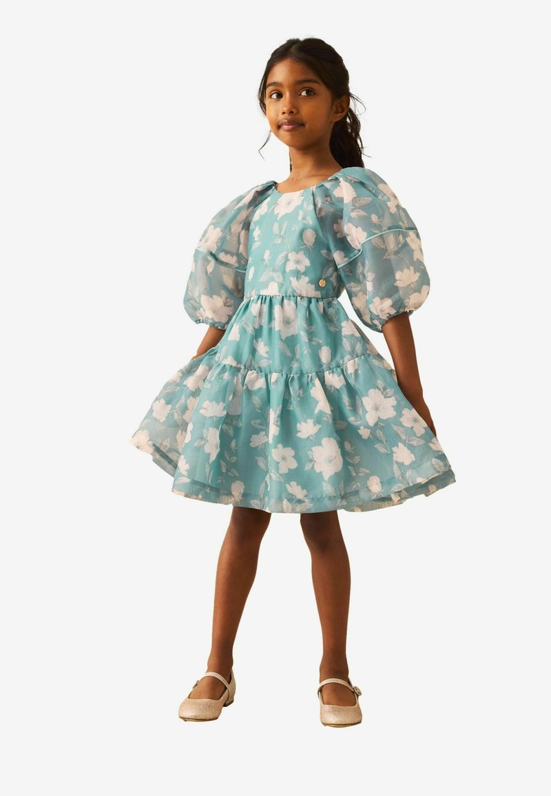 Laura Ashley FLEURIR TOURMALINE - REGULAR FIT - Denné šaty - mid blue