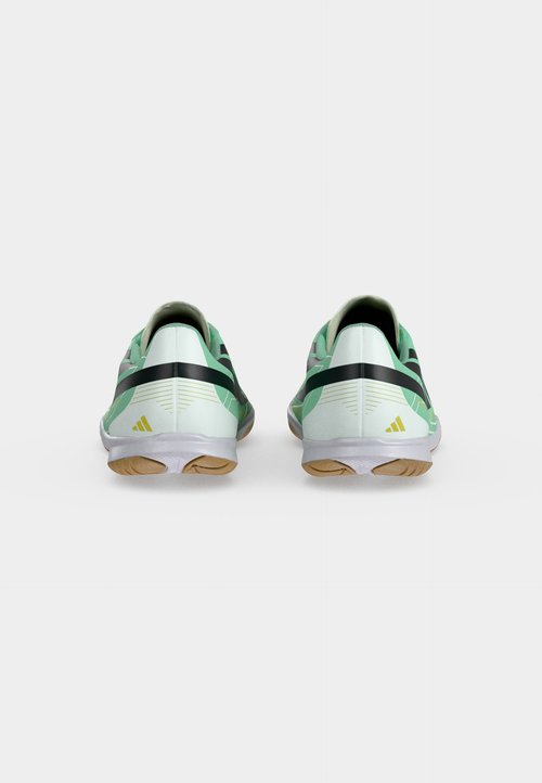 adidas HYPERFAST CLUB UNISEX - Botines de fútbol sala - pulse mint/night navy/solar lemon — photo 4