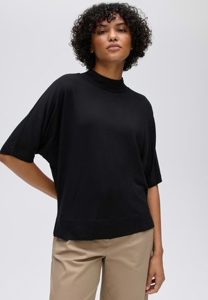 OPUS, RELAXED FIT SOFT TOUCH - T-shirt basic - black