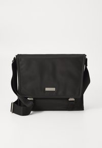 SLEEK LARGE MESSENGER - Mala a tiracolo - black