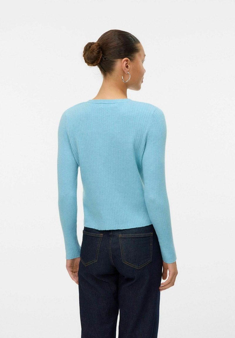 Vestido VERO MODA Vmdoffy – Manga Larga, Cuello Redondo, Tejido Suave De Punto, Diseño Minimalista, Hecho Con Poliéster Reciclado
