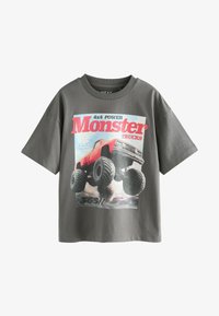 Unselected, charcoal grey truck