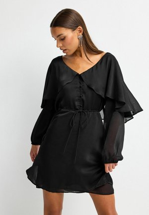 Next REGULAR FIT - Päevakleit - black textured