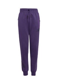 adidas Performance JUNIOR - Träningsbyxor - aurora plum   aurora black