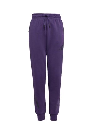 adidas Performance JUNIOR - Pantalon de survêtement - aurora plum   aurora black