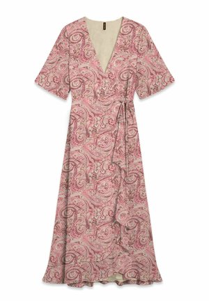 Vero Moda Curve, KLEID VMCZILLE LANGES KLEID - Velika haljina - pumice stone