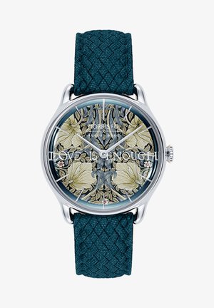 UHR MORRIS & CO SILVER INDIGO PERLON 30MM - Watch - indigo