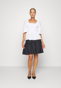 Marks & Spencer SHIRRED - Blusa - white