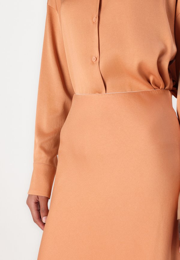 NEVIDA - Maxi skirt - orange3