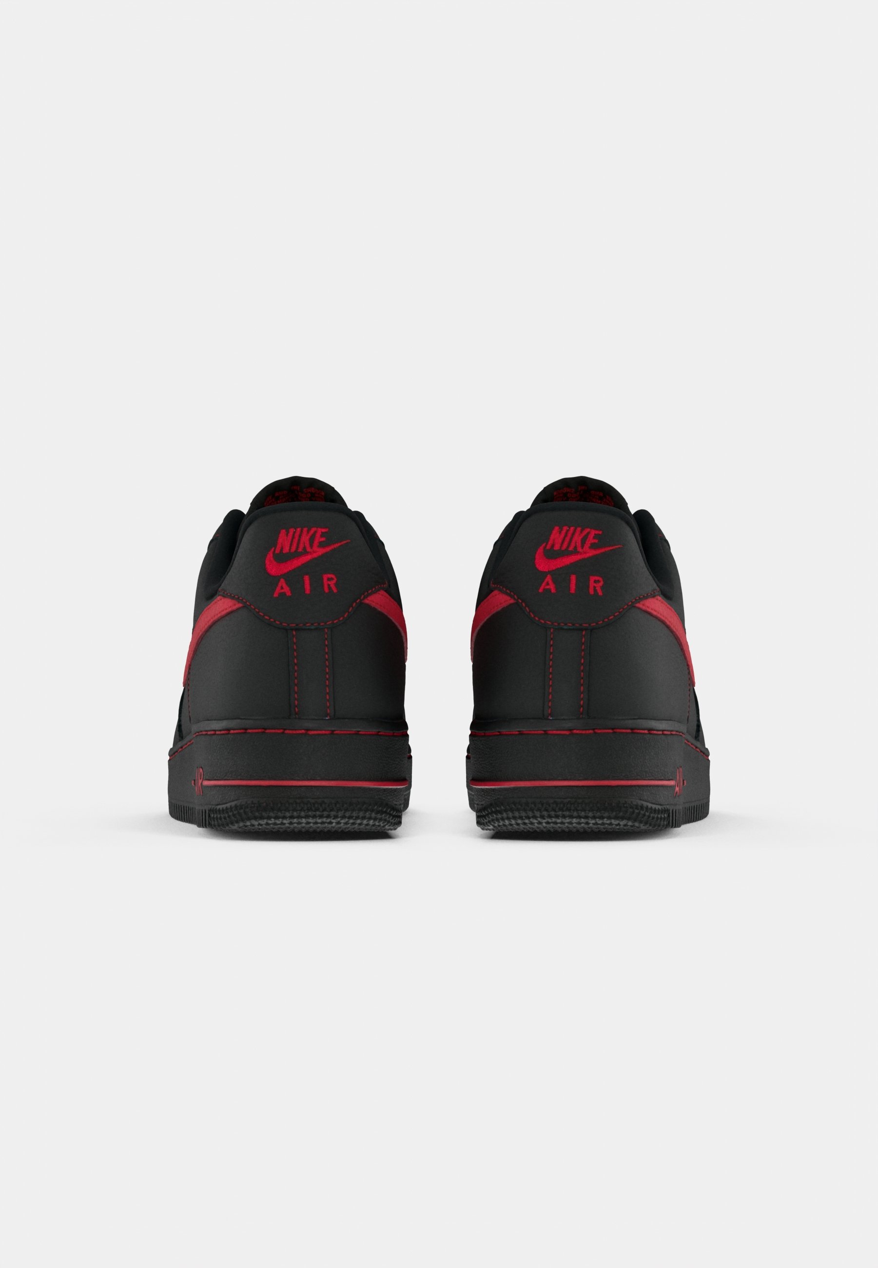 nike air force anthracite black red