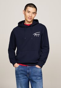 Tommy Jeans ENTRY GRAPHIC HOODIE UNISEX - Sportska majica - dark night navy