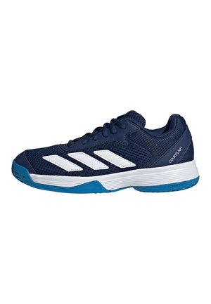 adidas Performance, COURTFLASH UNISEX - Tenisové boty na všechny povrchy - dark blue/ftwr white/bright blue
