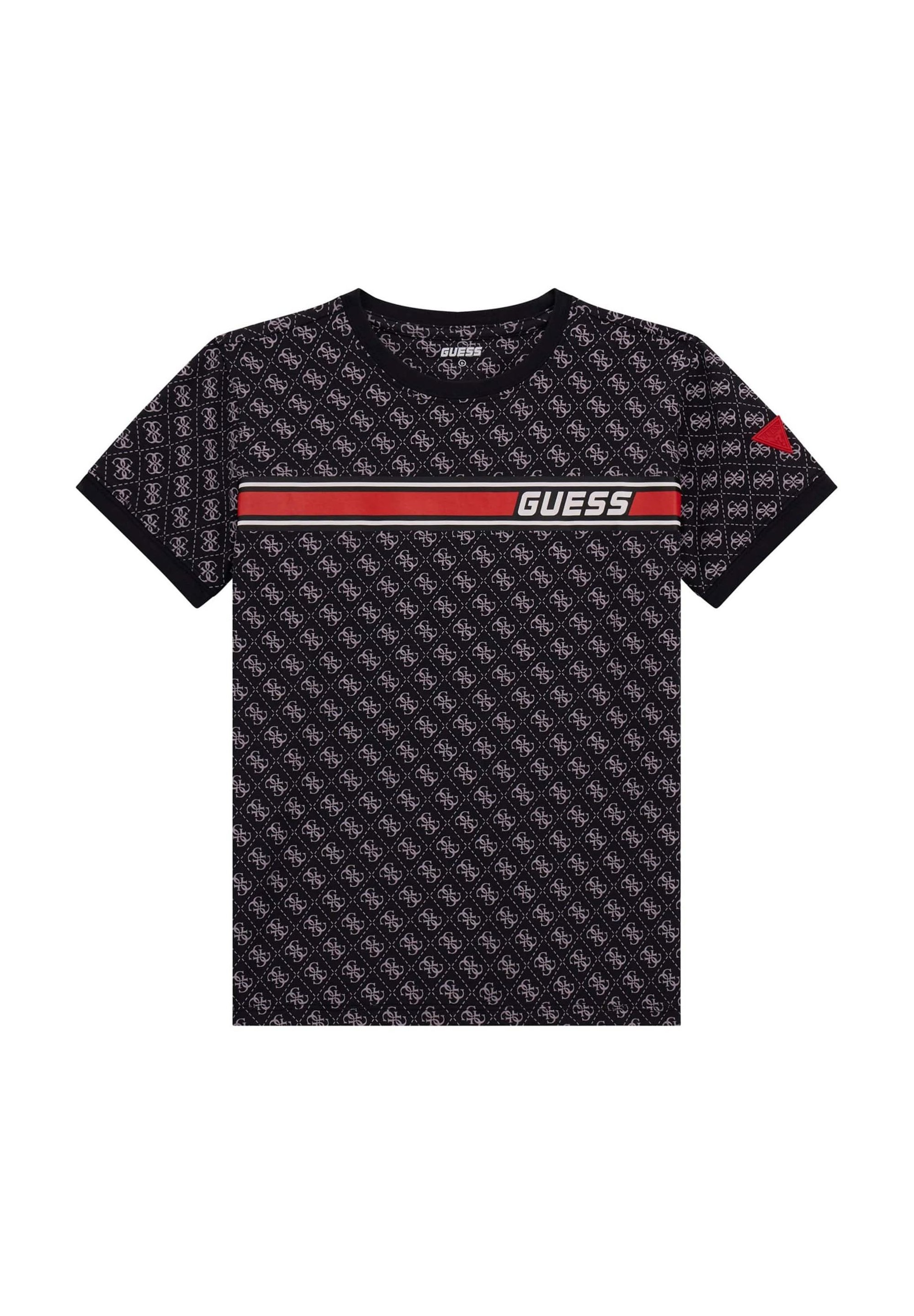 Guess STRETCH Print T-shirt schwarz/black Zalando