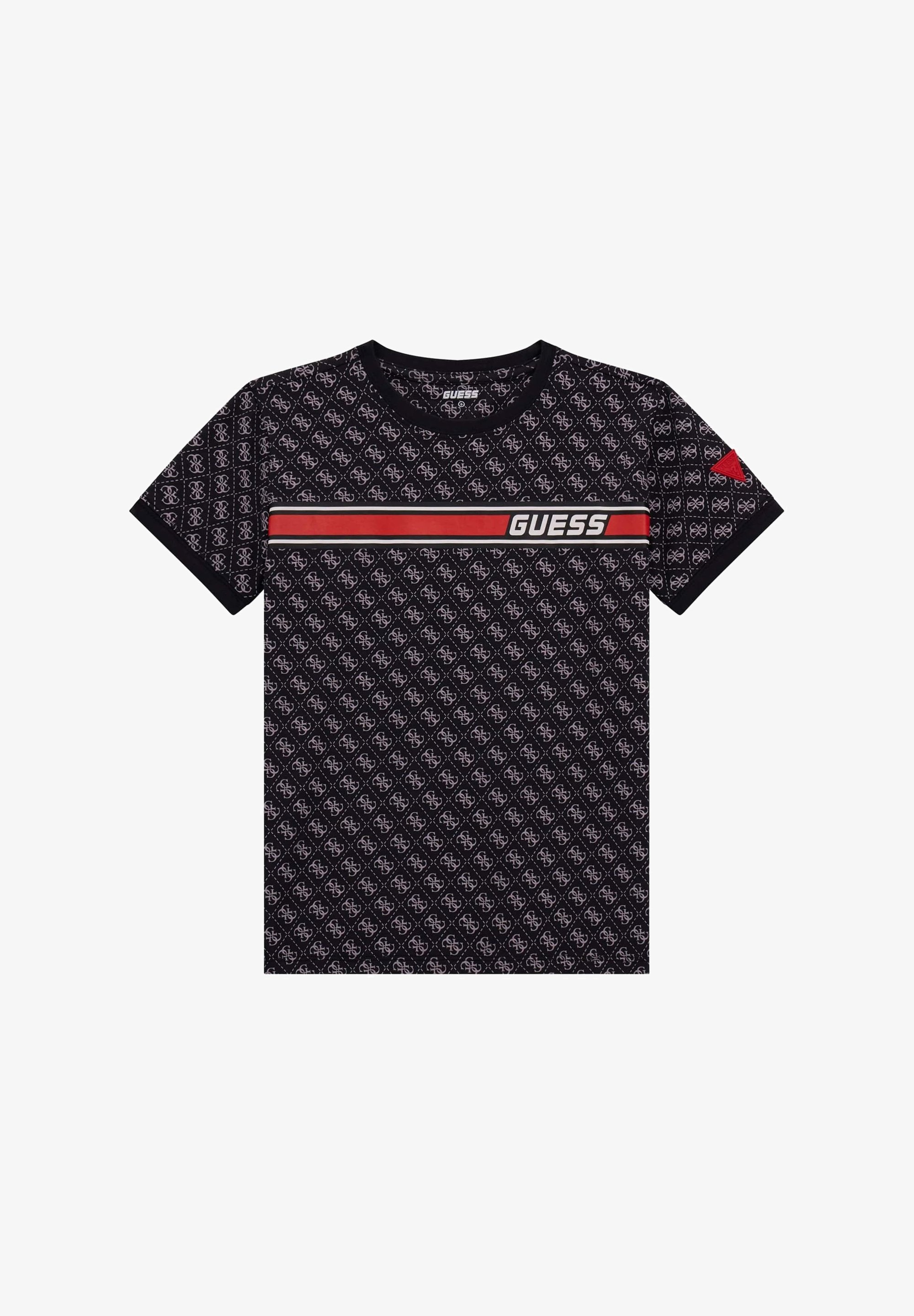 Guess STRETCH Print T-shirt schwarz/black Zalando