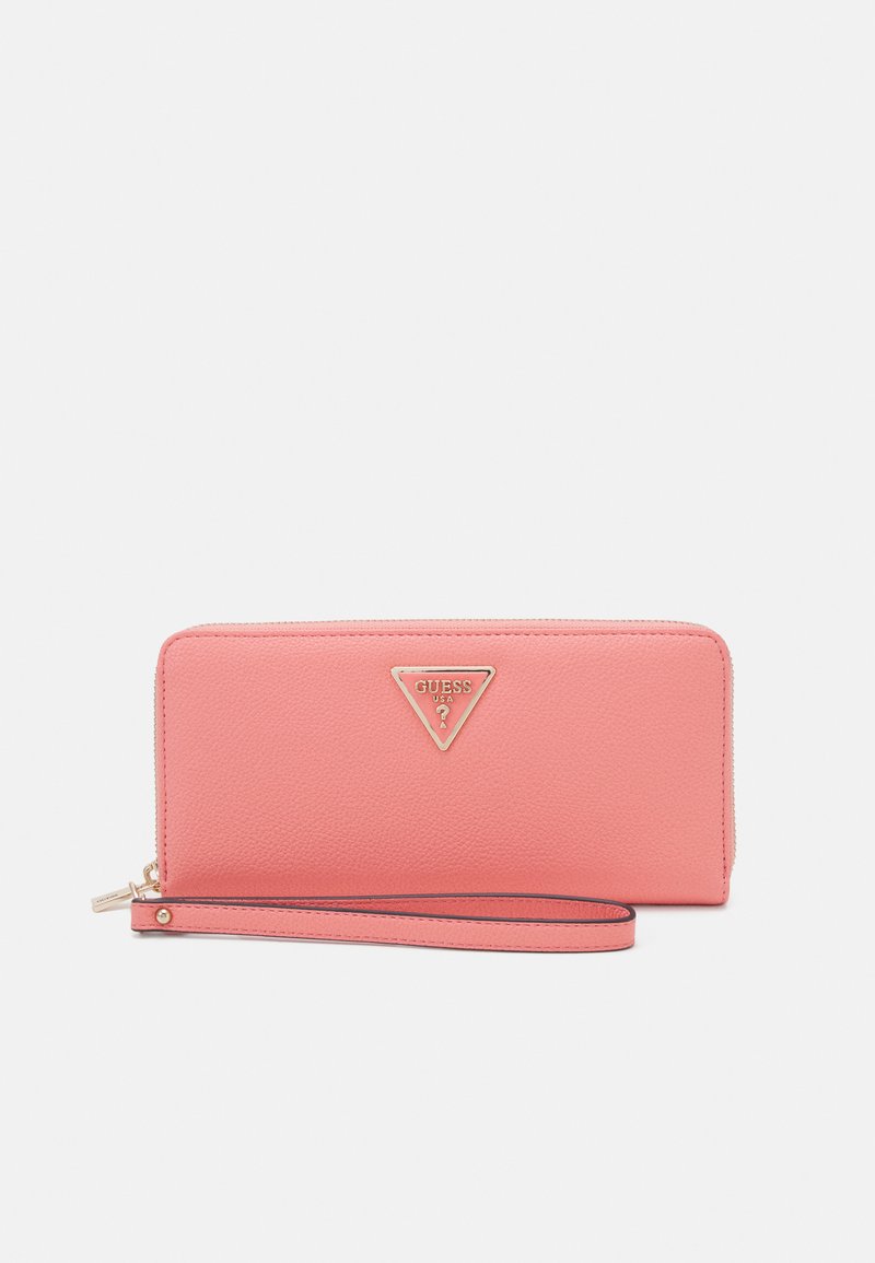 Guess LAUREL LARGE ZIP AROUND - Carteira - coral