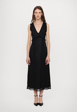 ROBE - Vestido largo - black