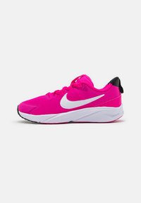 Unselected, fierce pink/white/black/playful pink