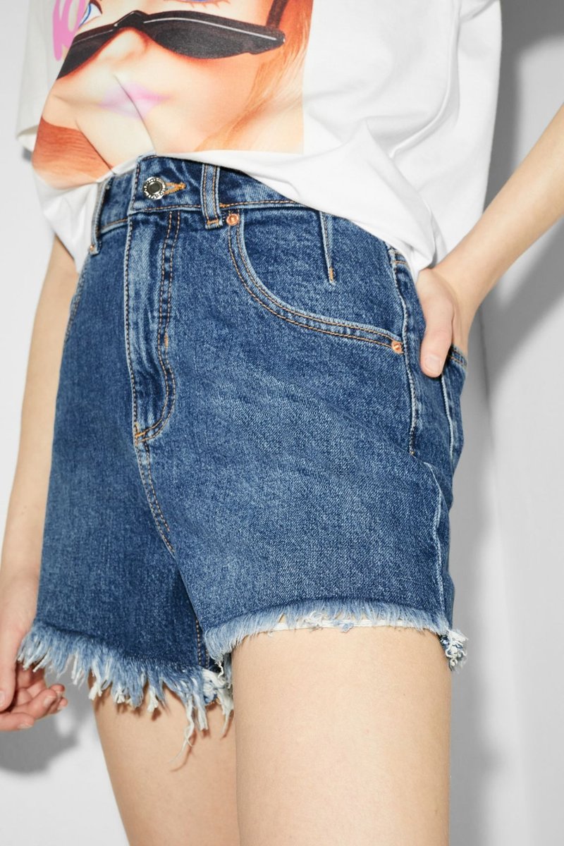 Damen Kleider | CLOCKHOUSE Jeans Shorts denim-blue/blue denim - EW03013 Damen Kleider | CLOCKHOUSE Jeans Shorts denim-blue/blue denim - EW03013