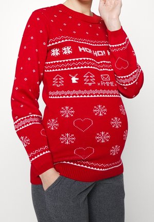 Pullover - red
