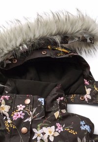 Molo CATHY JACKET - Vinterkåpe / -frakk - black/multi-coloured