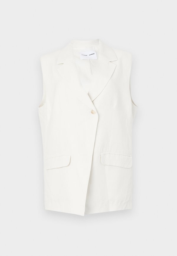THENA - Waistcoat - egret2