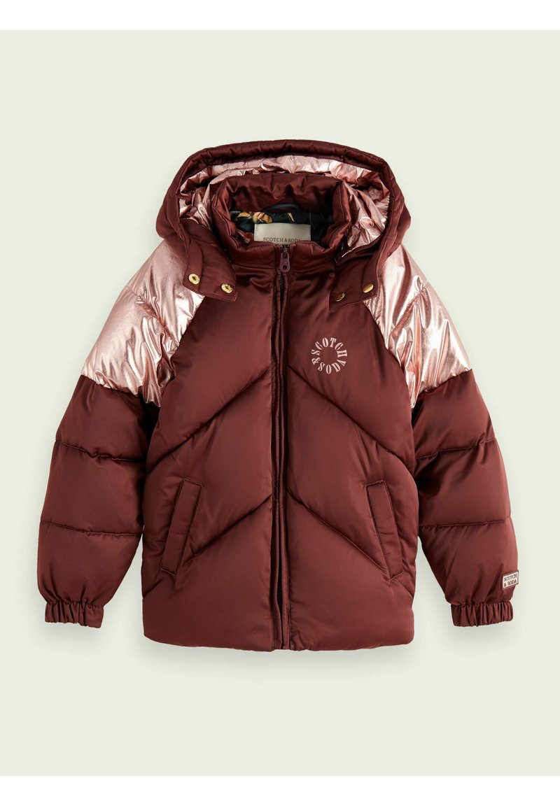 Kinder Jacken | Scotch & Soda SCOTCH & SODA METALLIC DETAIL PUFFER JACKET Parka ruby red/rot - QI32416 Kinder Jacken | Scotch & Soda SCOTCH & SODA METALLIC DETAIL PUFFER JACKET Parka ruby red/rot - QI32416