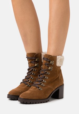 Minelli, Bottines à lacets - tan
