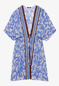 Beach accessory - blue/brown/white