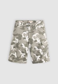 BAGGY DAD CARGO SHORT - Denimshorts - bader camo agate gray