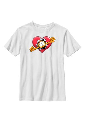VALENTINES DAY GARFIELD SURPRISE LOVE UNISEX - T-shirt z nadrukiem