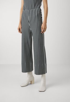 MANIFEST PANTS - Stoffhose - creme/black