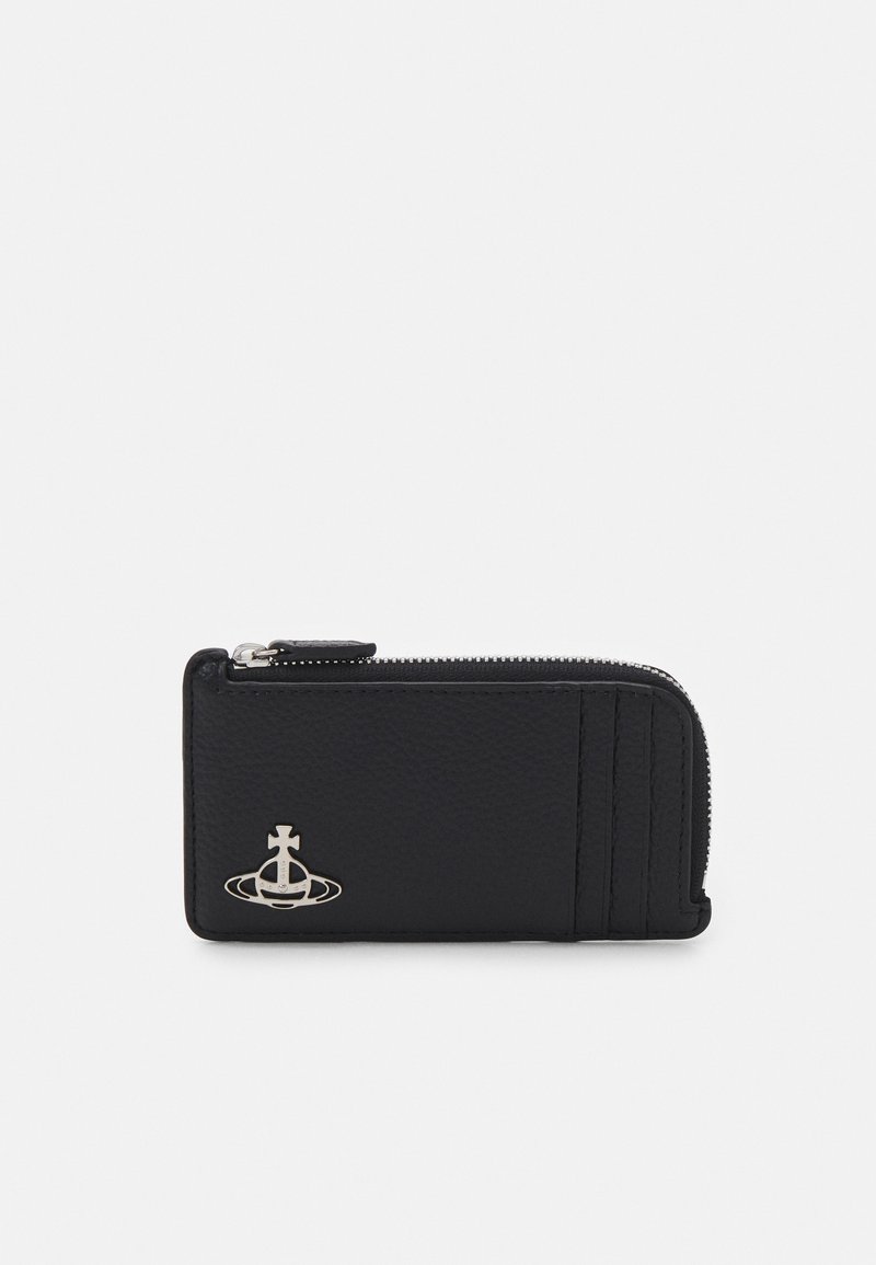 Vivienne Westwood ZIP CARD HOLDER UNISEX - Plånbok - black