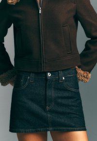 Stradivarius Uska suknja - dark blue