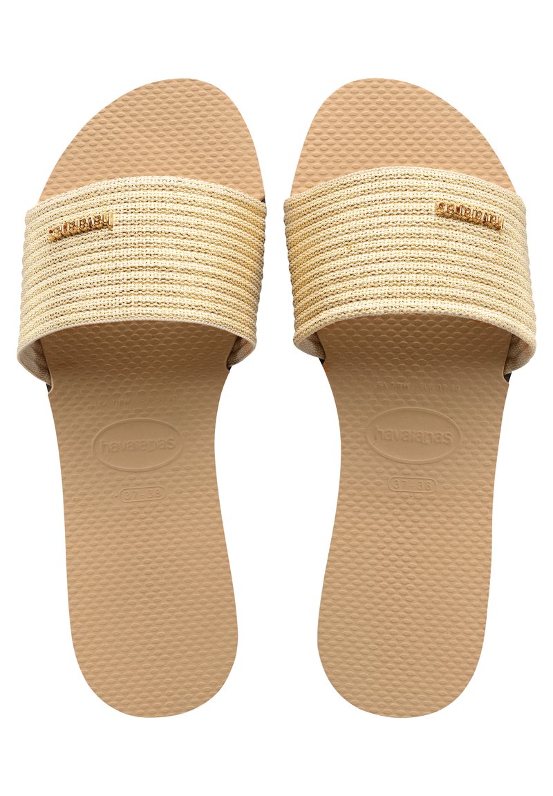 Havaianas - HAVAIANAS YOU MALTA METALLIC - Basseinijalatsid - golden, Suurenda