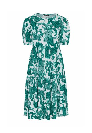 Yours Clothing Hverdagskjole - green