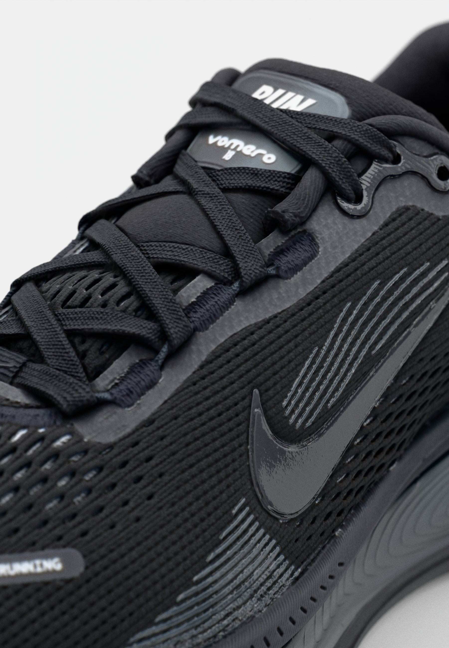 Nike Performance VOMERO 18 - Laufschuh Straße - black/grey/schwarz