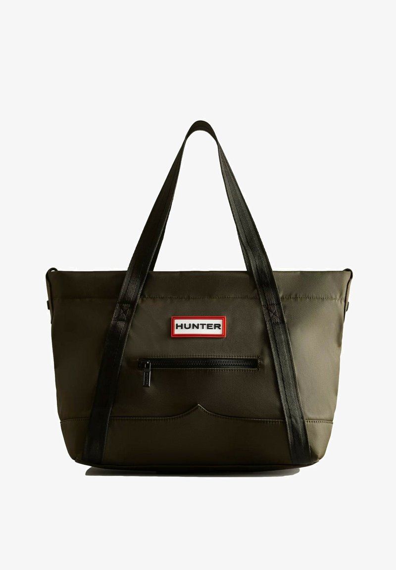 Hunter ORIGINAL MIDI TOPCLIP TOTE UNISEX - Bolso shopping - dov dark olive