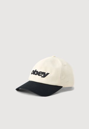 OBEY DELTA UNISEX - Šiltovka - off-white