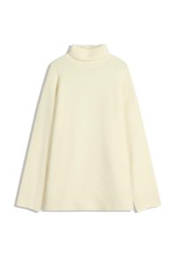 OVERSIZED HIGH-NECK - Jumper - beige