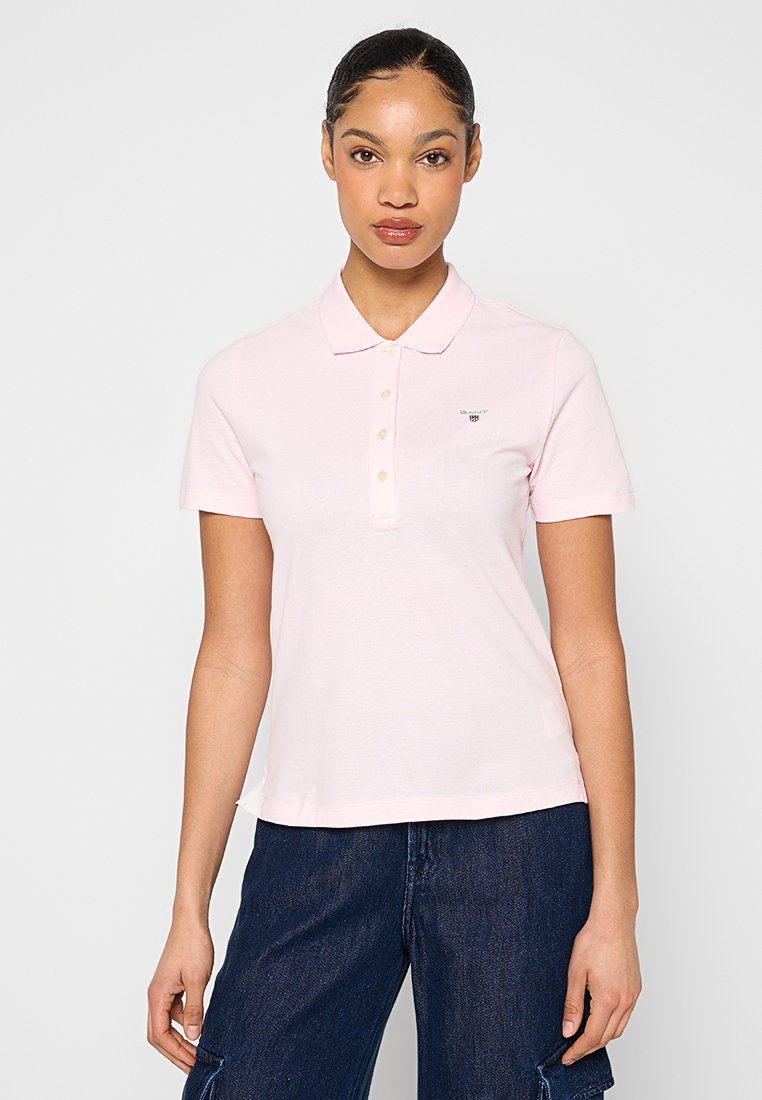 Gant Poloshirt donkerroze