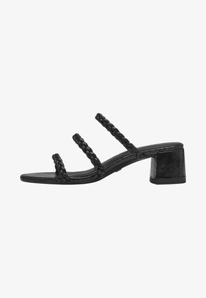 Tamaris Ciabattine con tacco - black