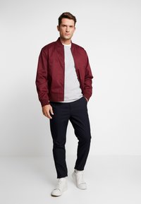 TOM TAILOR DENIM Strickpullover - lava stone grey melange