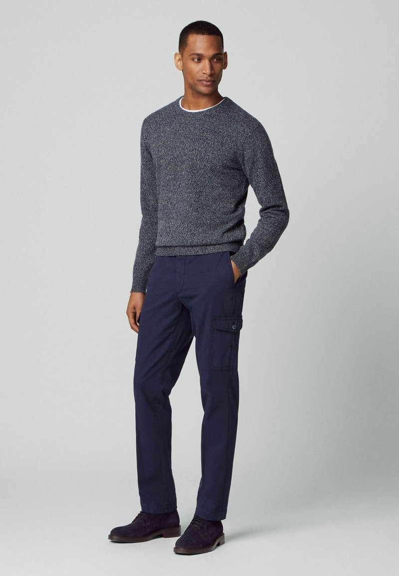 Hackett London Cargobroek donkerblauw