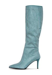 JEWEL EMBELLISHMENT - Laarzen met hoge hak - blue