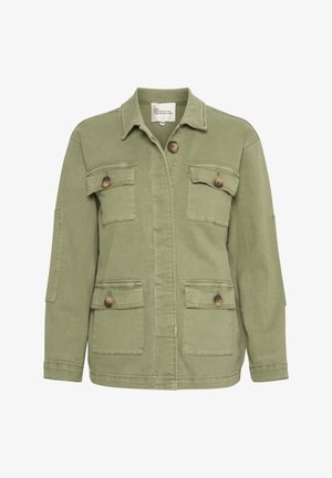 THE ARMY - Lehká bunda - dusty olive wash