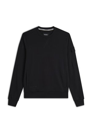 REGULAR FIT GIROCOLLO - Sweatshirt - black